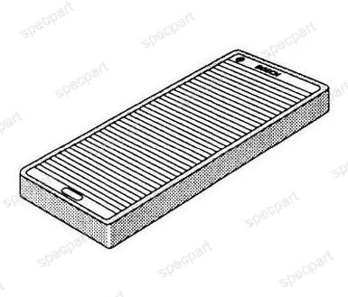 Filtre Habitacle BOSCH 1 987 431 010