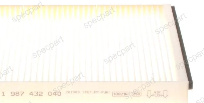 Filtre Habitacle BOSCH 1 987 432 040