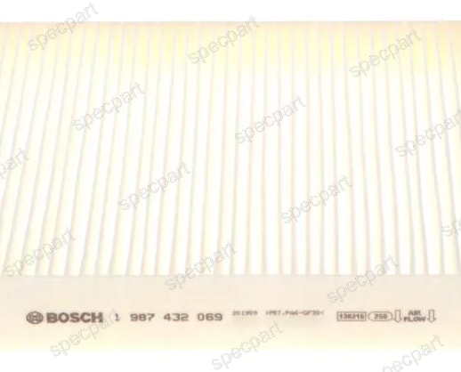 Filtre Habitacle BOSCH 1 987 432 069 RENAULT SCÉNIC / MEGANE SCÉNIC
