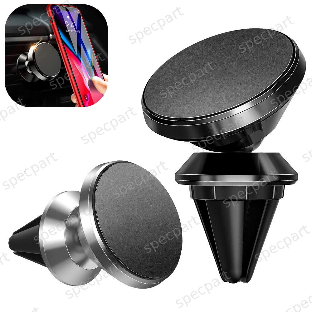 Support téléphone magnétique pour grille d’aération 360°