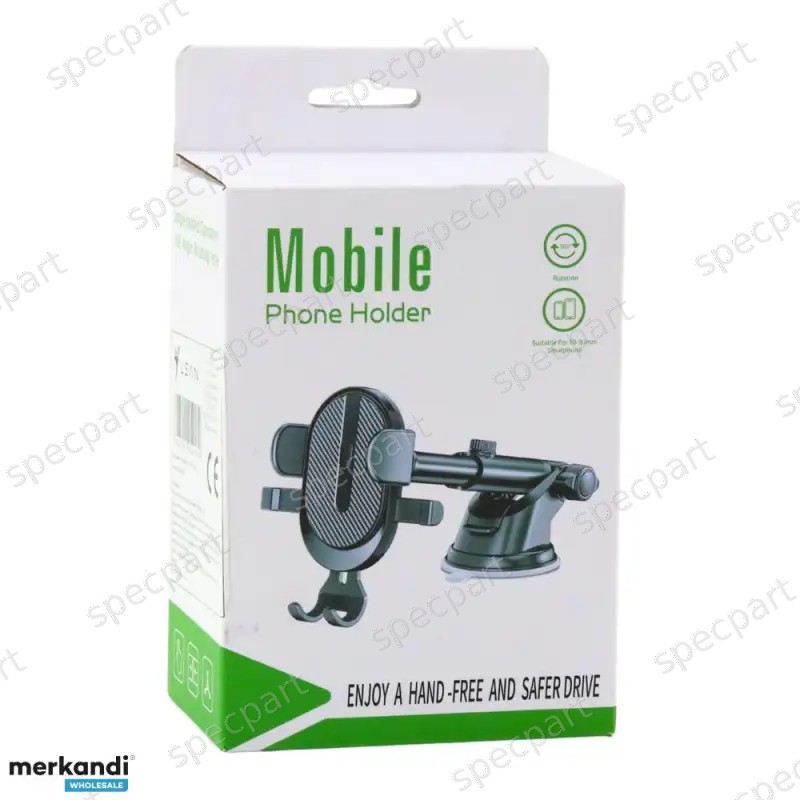 Support téléphone ventouse pour vitre et tableau de bord réglable
