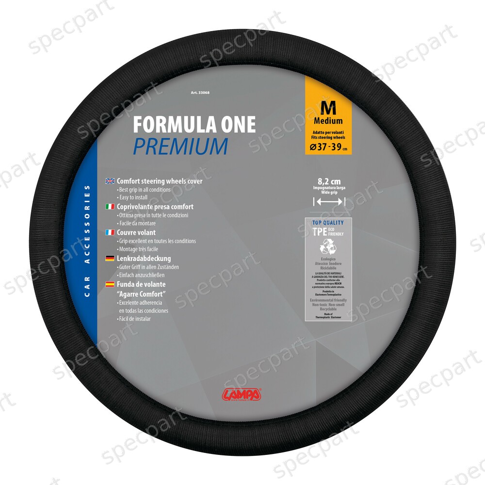 Formula One, couvre-volant en polyester – M – Ø 37/39 cm