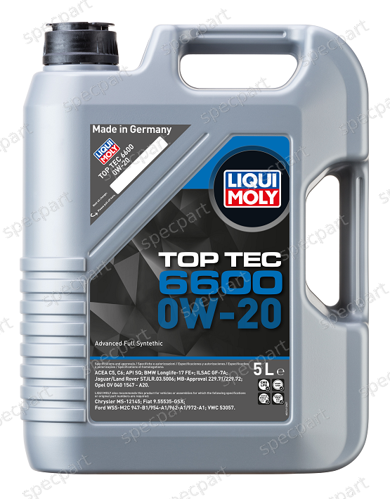 Liqui Moly Top Tec 6600 0W-20 (5L)