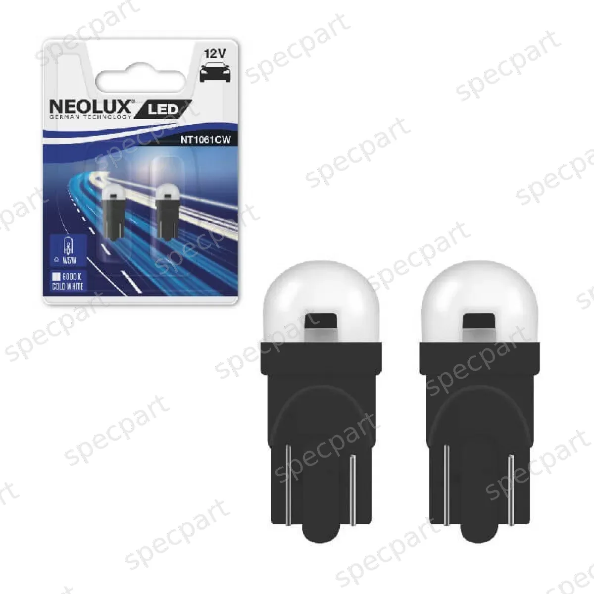 NEOLUX LED Intérieur  (6000 K) 26.8 mm W2.1×9.5d