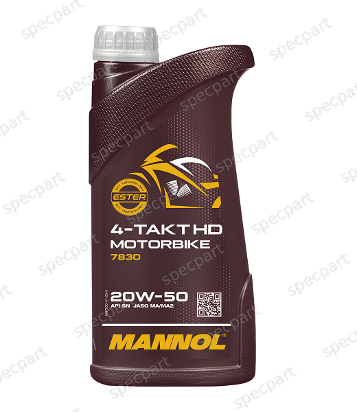 MANNOL Huile moto 4 Temps 20W-50 1L