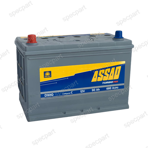 BATTERIE ASSAD TURBO PRO D90G 90AH 680A