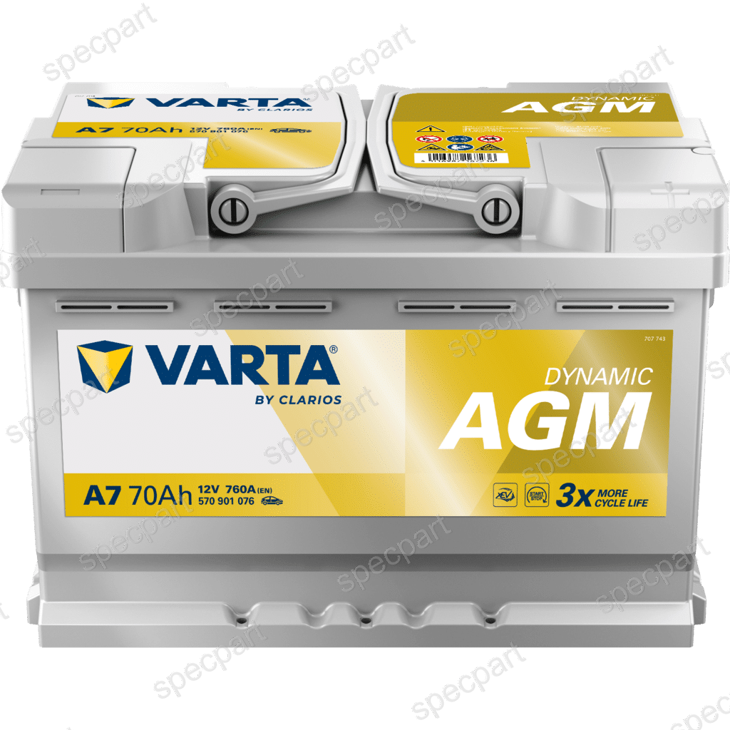 VARTA – Silver Dynamic AGM A7 L3 70 Ah 760A